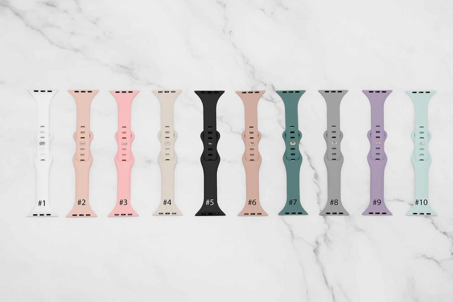 SLIM Size Apple Watch Compatible  Band - 38/40/41mm (42mm Series 10 & 11) & 49/46/45/44mm (42mm Series 1-3)