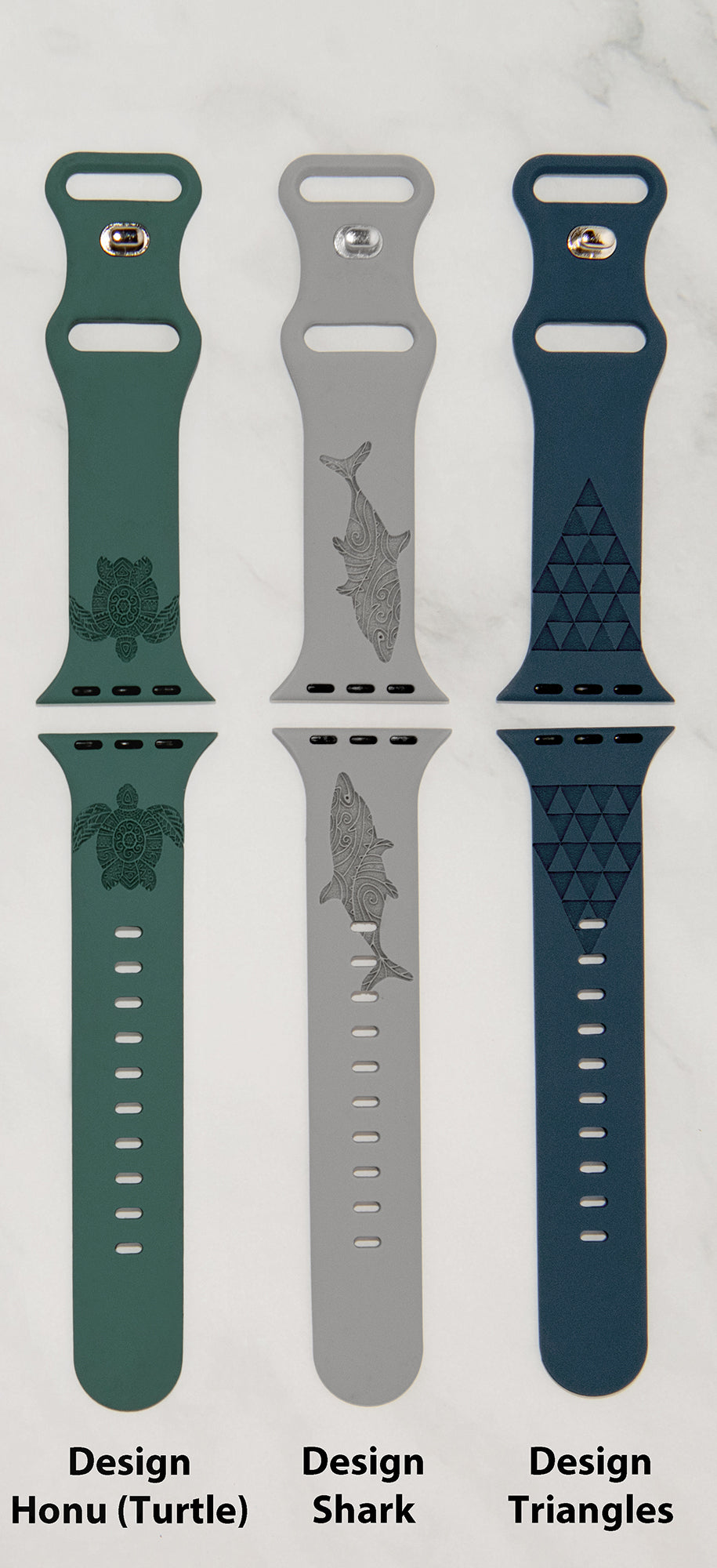 Tribal Designs Standard Size Apple Watch Compatible Band - 38/40/41mm (42mm Series 10 & 11) & 49/46/45/44mm (42mm Series 1-3)