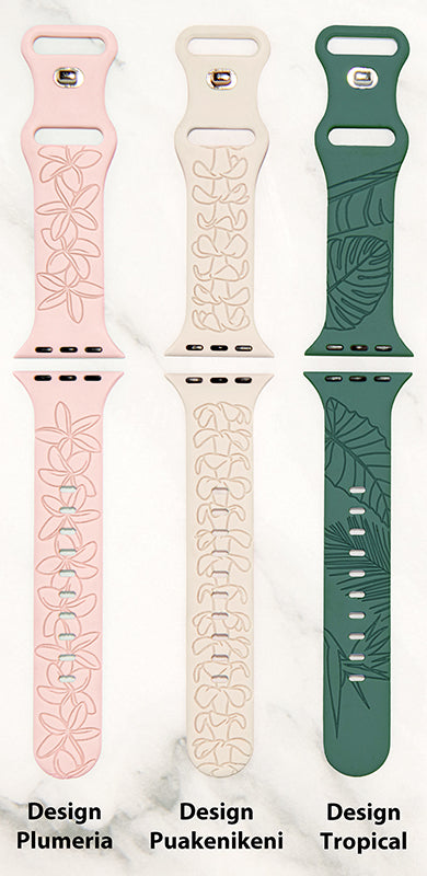 Floral Designs Standard Size Apple Watch Compatible Band - 38/40/41mm (42mm Series 10 & 11) & 49/46/45/44mm (42mm Series 1-3)