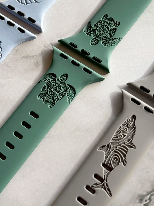 Tribal Designs Standard Size Apple Watch Compatible Band - 38/40/41mm (42mm Series 10 & 11) & 49/46/45/44mm (42mm Series 1-3)