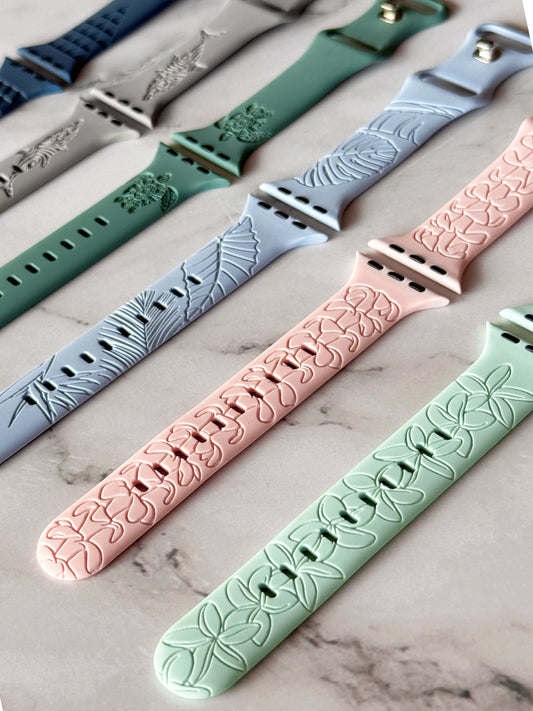 Floral Designs Standard Size Apple Watch Compatible Band - 38/40/41mm (42mm Series 10 & 11) & 49/46/45/44mm (42mm Series 1-3)
