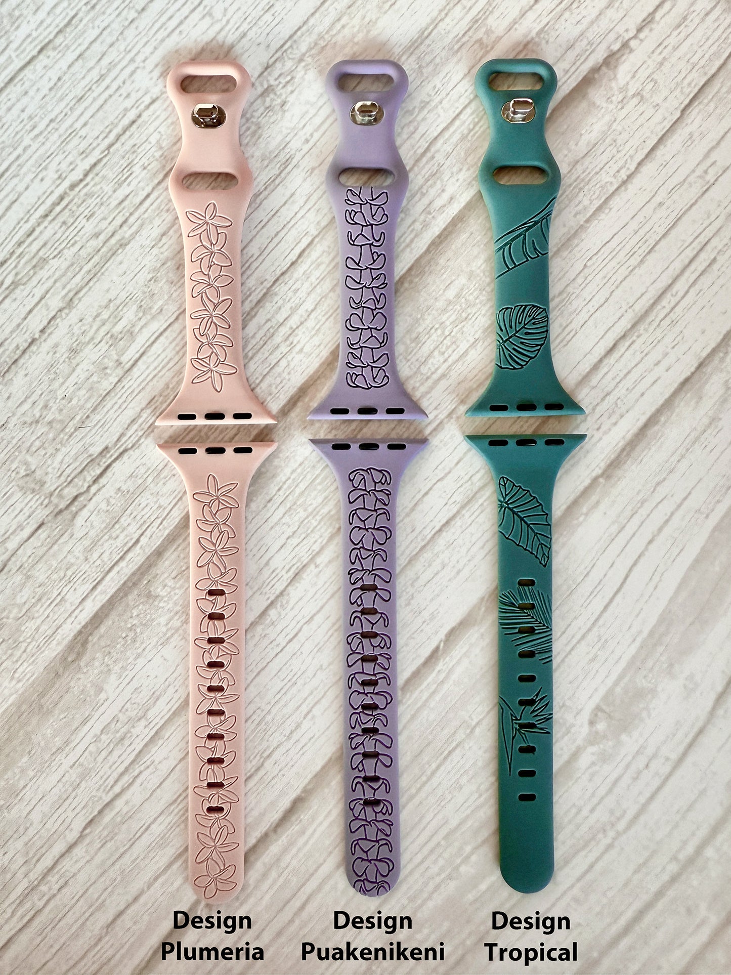 SLIM Size Apple Watch Compatible  Band - 38/40/41mm (42mm Series 10 & 11) & 49/46/45/44mm (42mm Series 1-3)